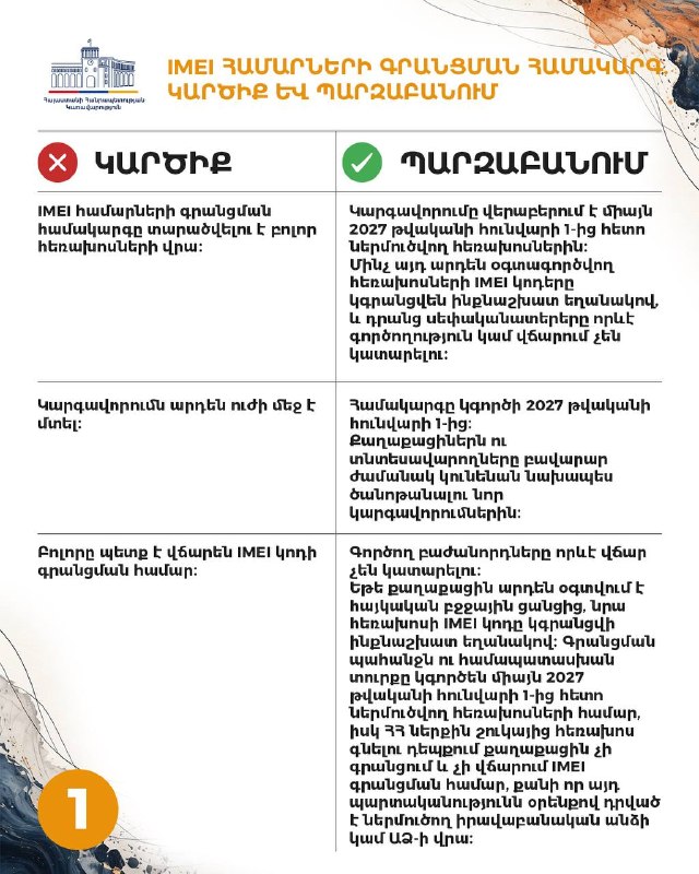 В Армении введут регистрацию IMEI-номеров: что изменится для жителей Малатии-Себастии