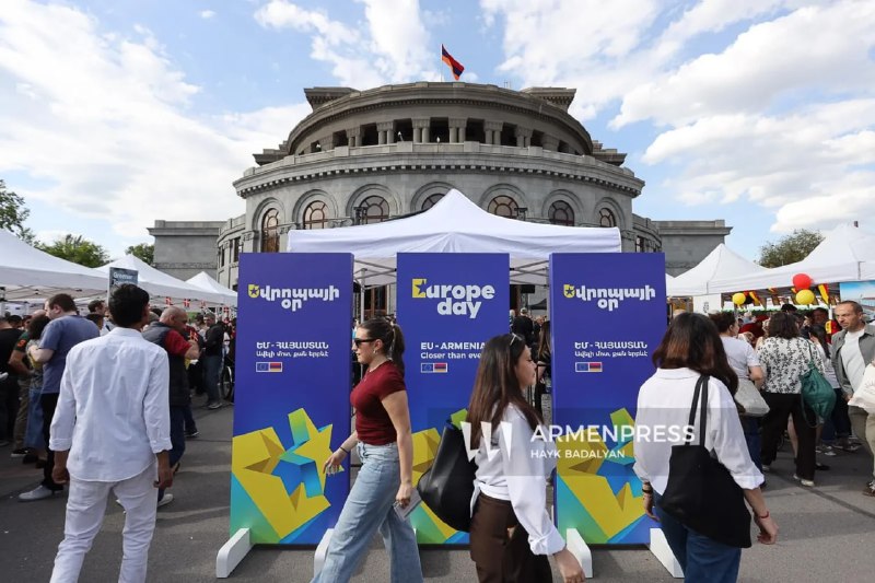 Опрос: 72% армян считают отношения с ЕС хорошими, 56% доверяют Евросоюзу больше других — данные для Малатии-Себастии