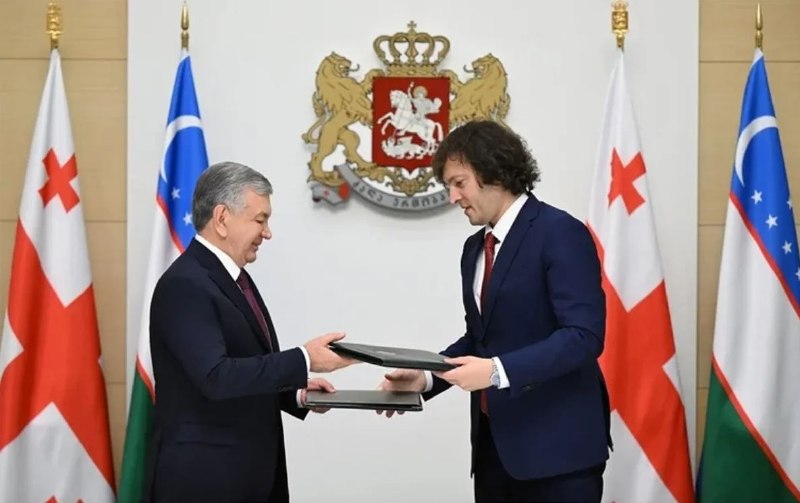 Грузия и Узбекистан подписали соглашение о стратегическом партнерстве