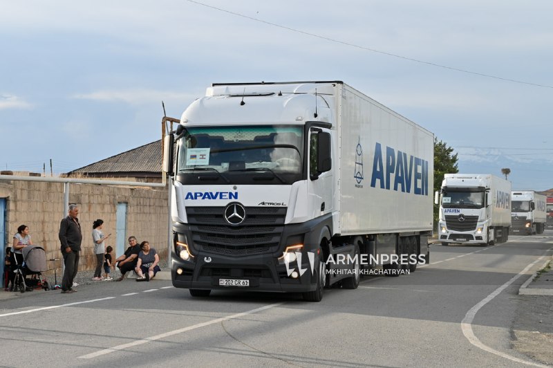 80 тонн гуманитарной помощи из Армении в Ливан отправили через КПП Маргара на границе с Турцией