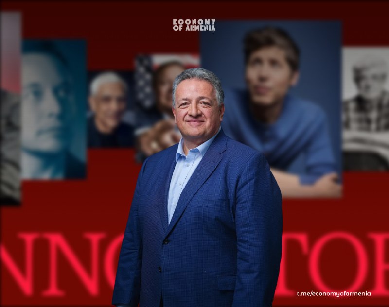 Нубар Афеян, сооснователь Moderna и армянский меценат, на фоне инновационных проектов в Ереване.