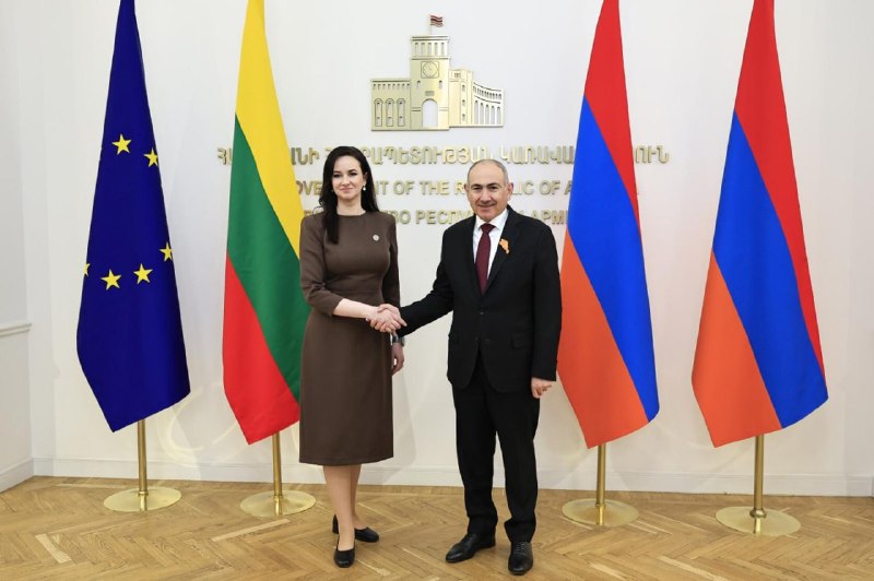 Премьер-министр Литвы Инга Ругинене поздравила Никола Пашиняна с победой на выборах в Малатии-Себастии